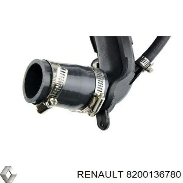 8200136780 Renault (RVI) Cano derivado de ar, saída de turbina (supercompressão)