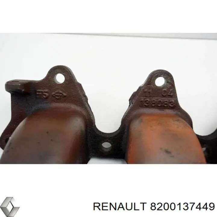 Tubo coletor de escape Renault (RVI) 8200137449 preço, a partir de 485,96 USD
