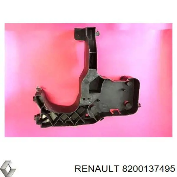 8200137495 Renault (RVI) Suporte esquerdo do radiador (painel de montagem de fixação das luzes)