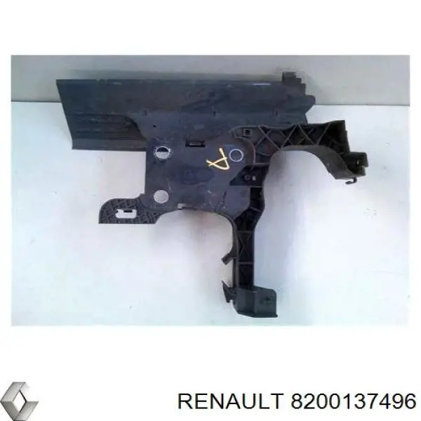 Suporte direito do radiador (painel de montagem de fixação das luzes) Renault (RVI) 8200137496 preço, a partir de 35,12 USD