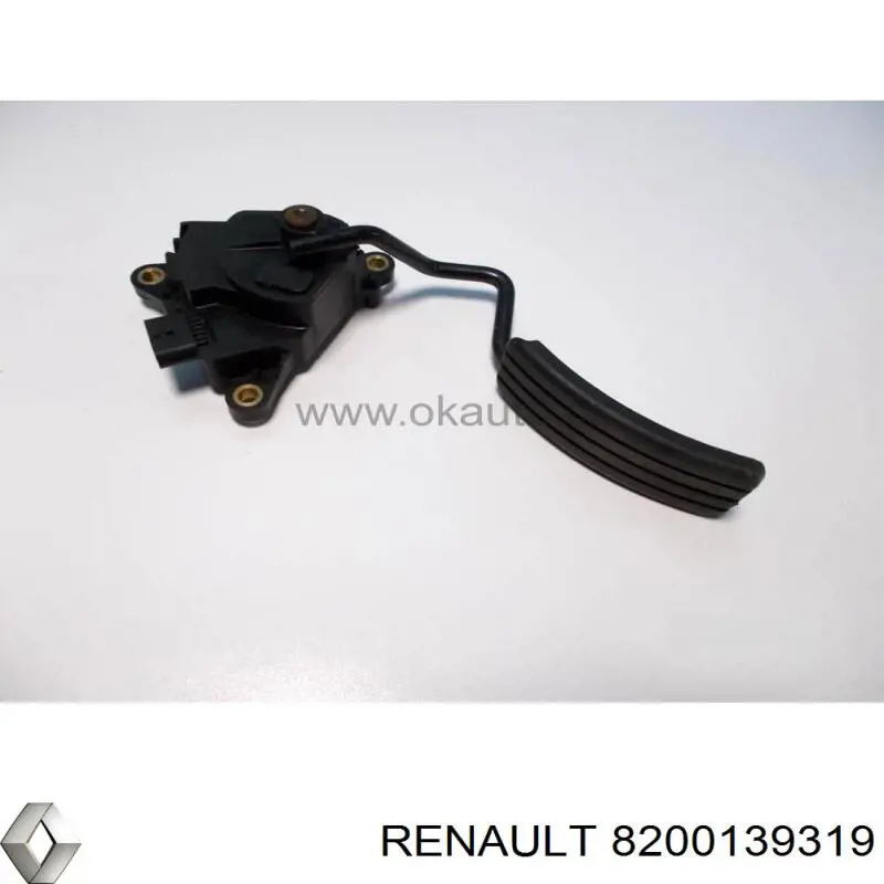 Pedal de gás (de acelerador) Renault (RVI) 8200139319 preço, a partir de 85,28 USD