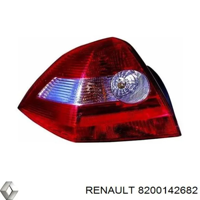 Lanterna traseira esquerda Renault (RVI) 8200142682 preço, a partir de 61,35 USD