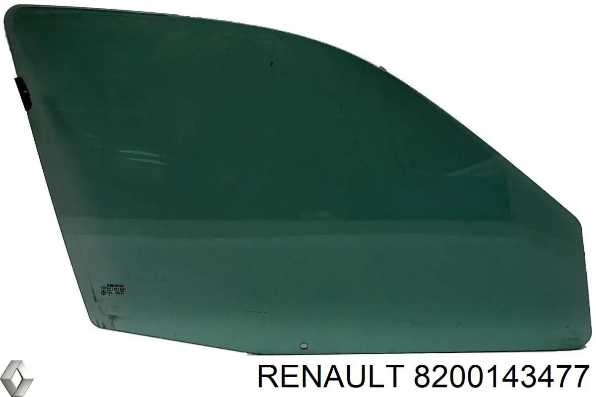 8200143477 Renault (RVI) Vidro da porta dianteira direita