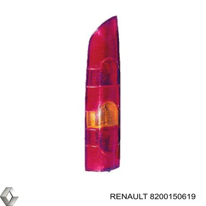 Compre 8200150619 Renault (RVI) Lanterna traseira esquerda