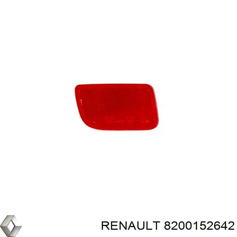 Retrorrefletor (refletor) do pára-choque traseiro esquerdo Renault (RVI) 8200152642 preço, a partir de 9,41 USD