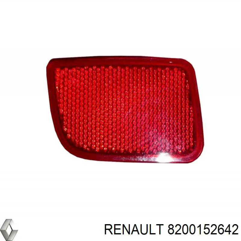 Retrorrefletor (refletor) do pára-choque traseiro esquerdo Renault (RVI) 8200152642 preço, a partir de 9,41 USD