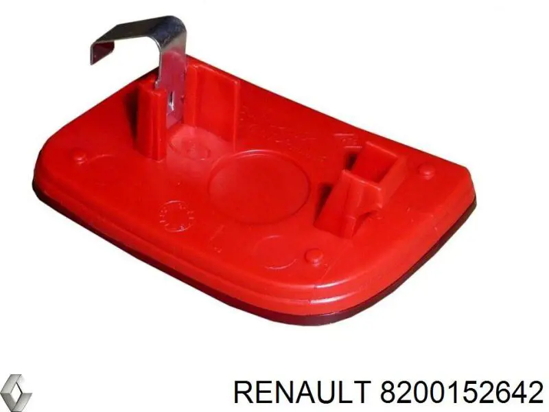 Retrorrefletor (refletor) do pára-choque traseiro esquerdo 8200152642 Renault (RVI)