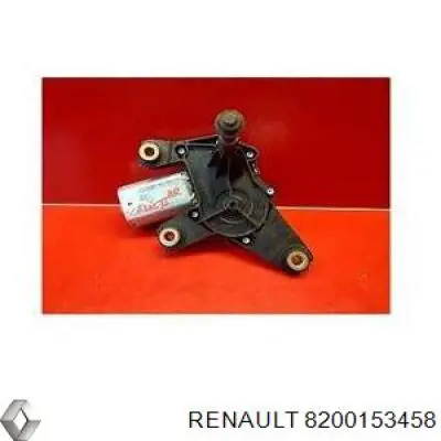 8200153458 Renault (RVI) Motor de limpador pára-brisas de vidro traseiro