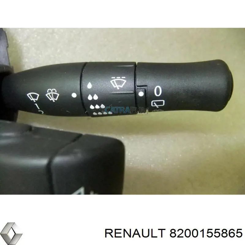 Comutador instalado na coluna da direção, montado Renault Megane II LM0, LM1