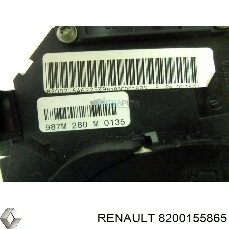 Comutador instalado na coluna da direção, montado para Renault Megane II LM0, LM1