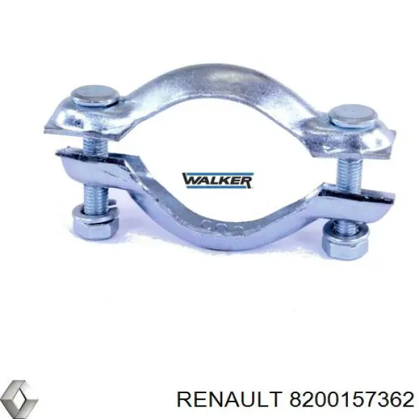 Braçadeira de silenciador dianteira Renault (RVI) 8200157362 preço, a partir de 3,38 USD