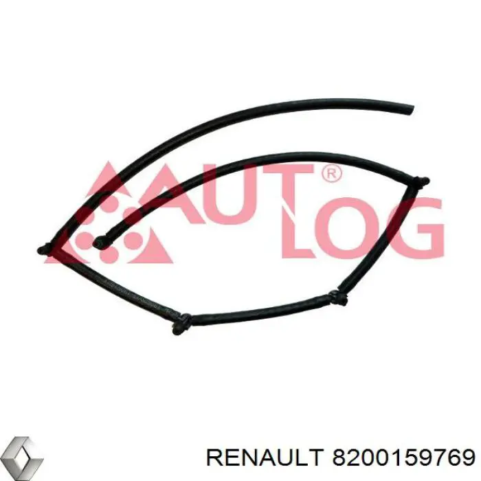 Tubo de combustível, inverso desde os injetores Renault (RVI) 8200159769 preço, a partir de 38,41 USD