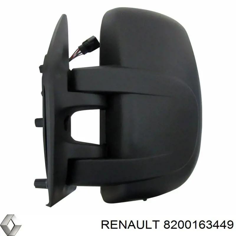 8200163449 Renault (RVI) Espelho de retrovisão esquerdo