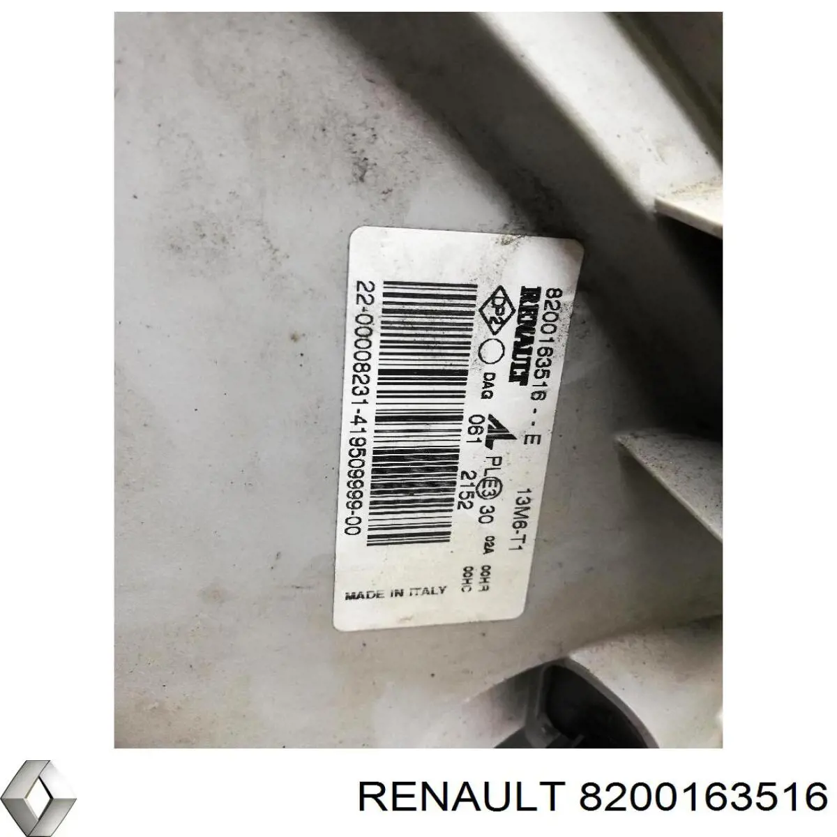 Luz esquerda Renault (RVI) 8200163516 preço, a partir de 74,91 USD