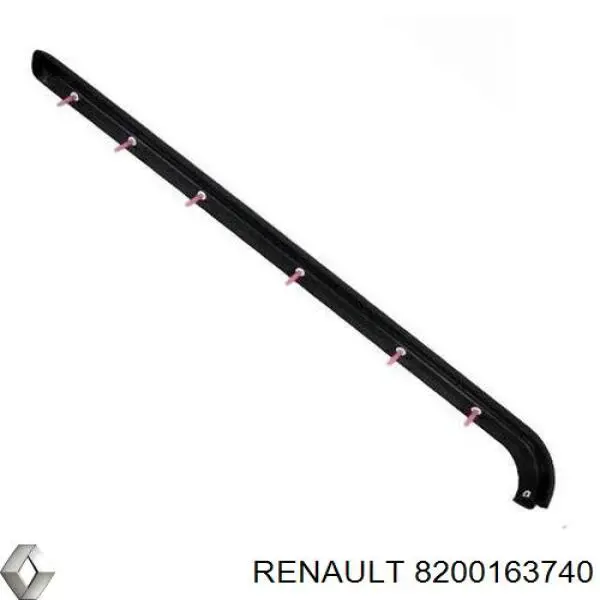 8200163740 Renault (RVI) Carril central direito de guia da porta deslizante