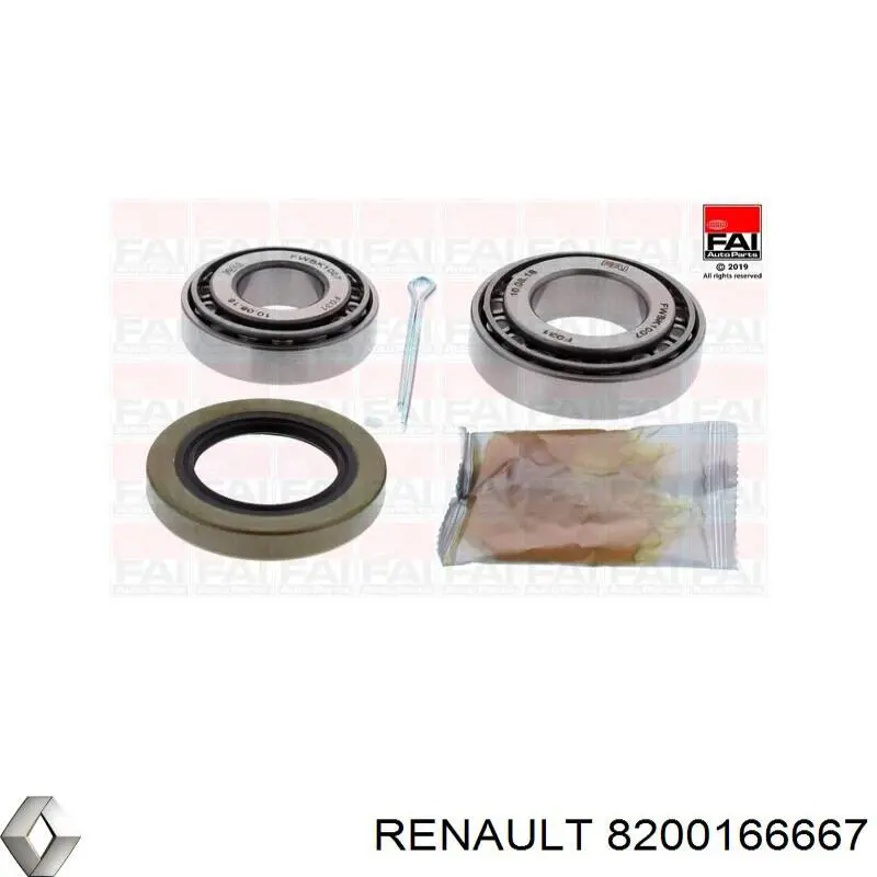 Compre 8200166667 Renault (RVI) Rolamento da Caixa de Mudança