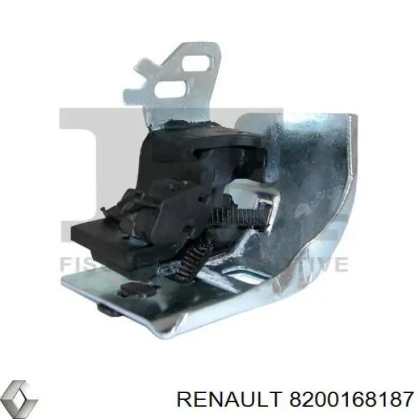 8200168187 Renault (RVI) Consola de coxim traseiro do silenciador