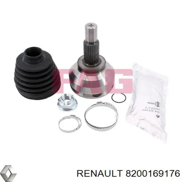 8200169176 Renault (RVI) Semieixo (acionador) dianteiro direito