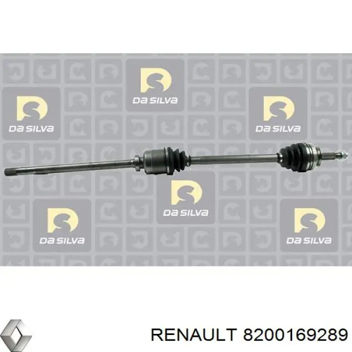 Compre 8200169289 Renault (RVI) Semieixo (acionador) dianteiro direito