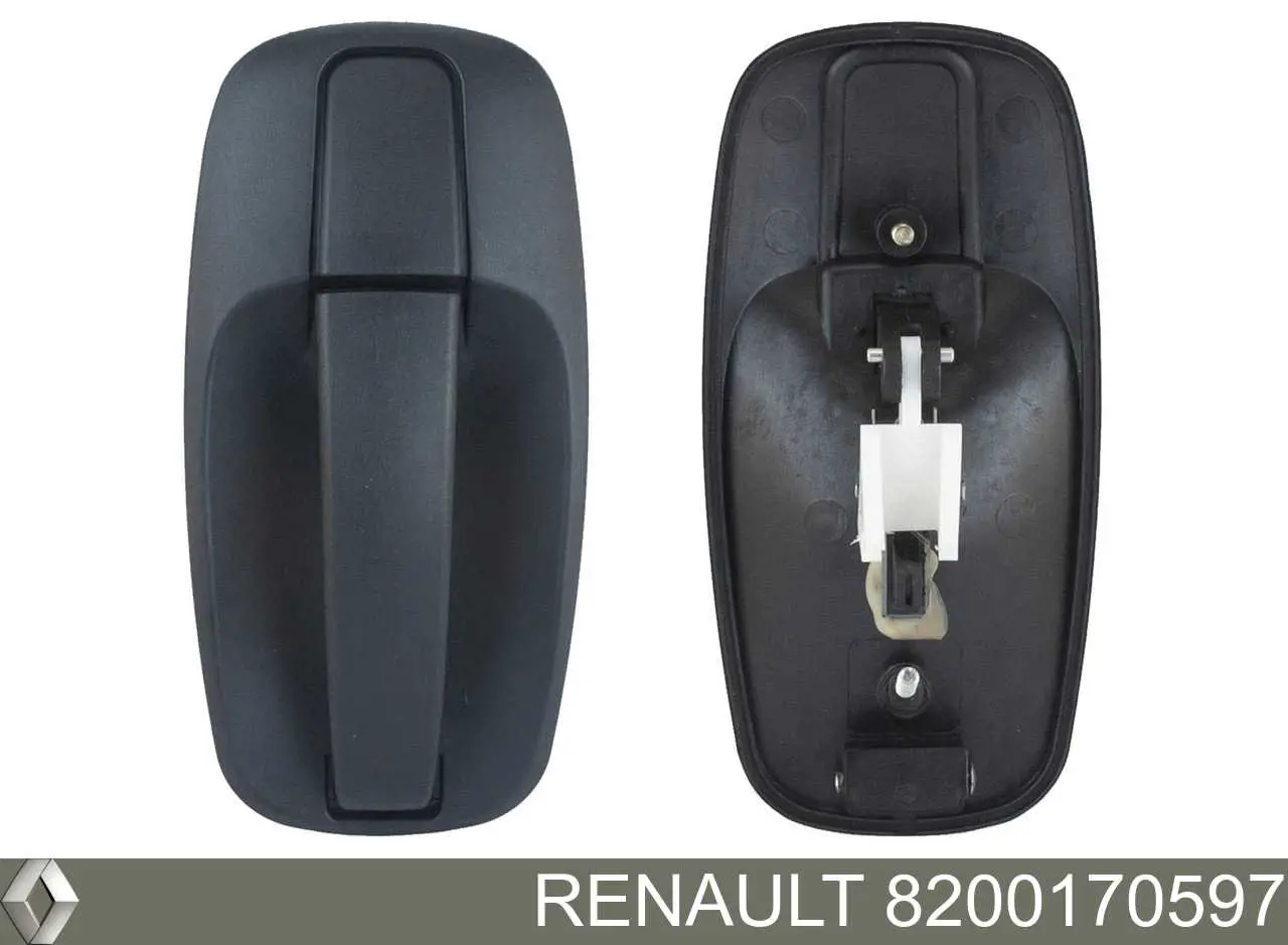 Maçaneta dianteira direita da porta externa Renault (RVI) 8200170597 preço, a partir de 28,35 USD