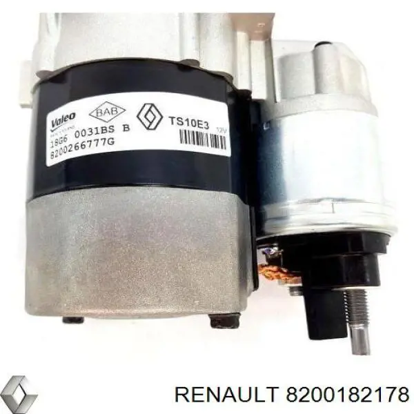 Motor de arranco Renault (RVI) 8200182178 preço, a partir de 51,43 USD