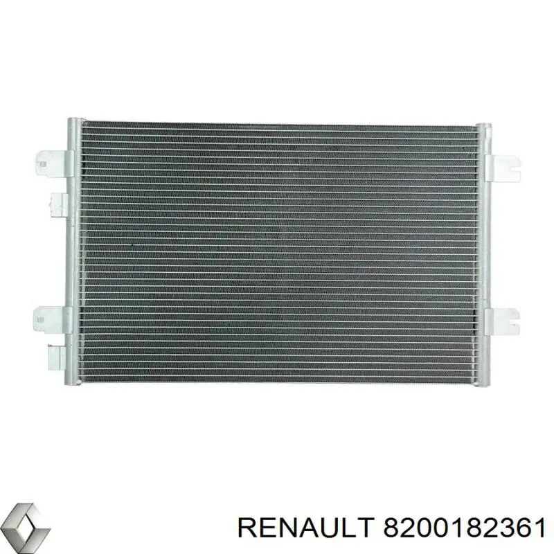 8200182361 Renault (RVI) Radiador de aparelho de ar condicionado