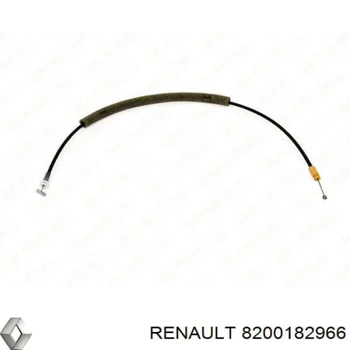 8200182966 Renault (RVI) Cabo (pedal) de abertura do fecho da porta lateral deslizante