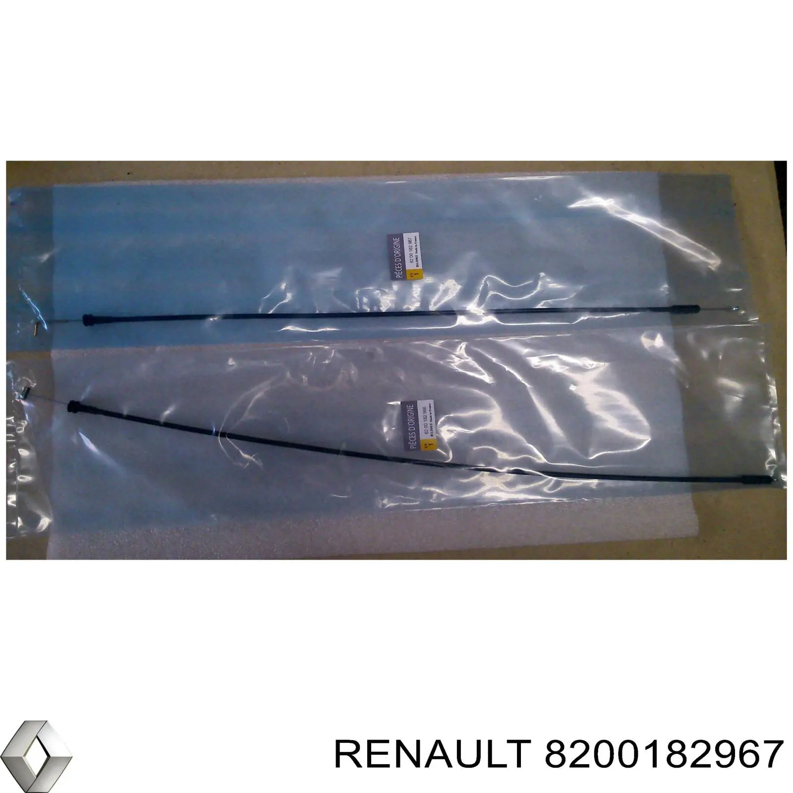 8200182967 Renault (RVI) Cabo (pedal) de abertura do fecho da porta lateral deslizante
