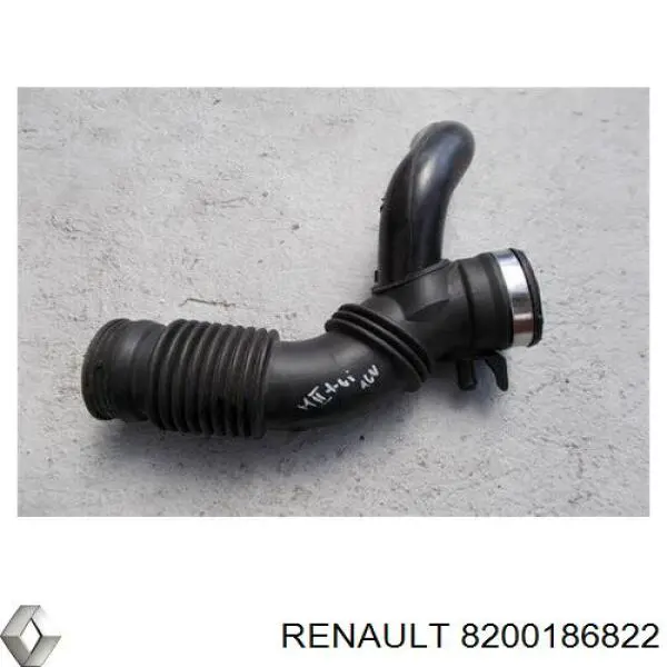 8200186822 Renault (RVI) Cano derivado de ar, saída de filtro de ar