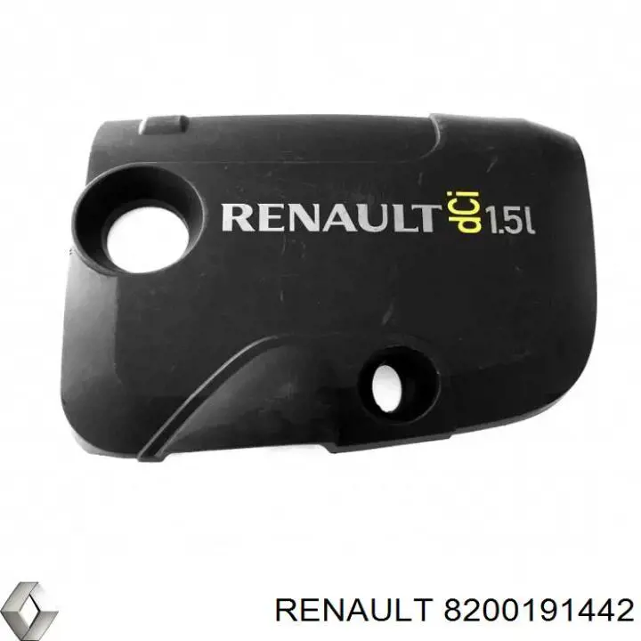 8200191442 Renault (RVI) Coxim de tampa decorativa de motor