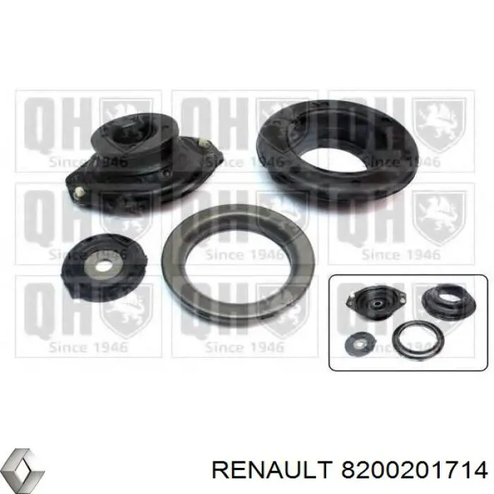 Suporte de amortecedor dianteiro Renault (RVI) 8200201714 preço, a partir de 71,17 USD