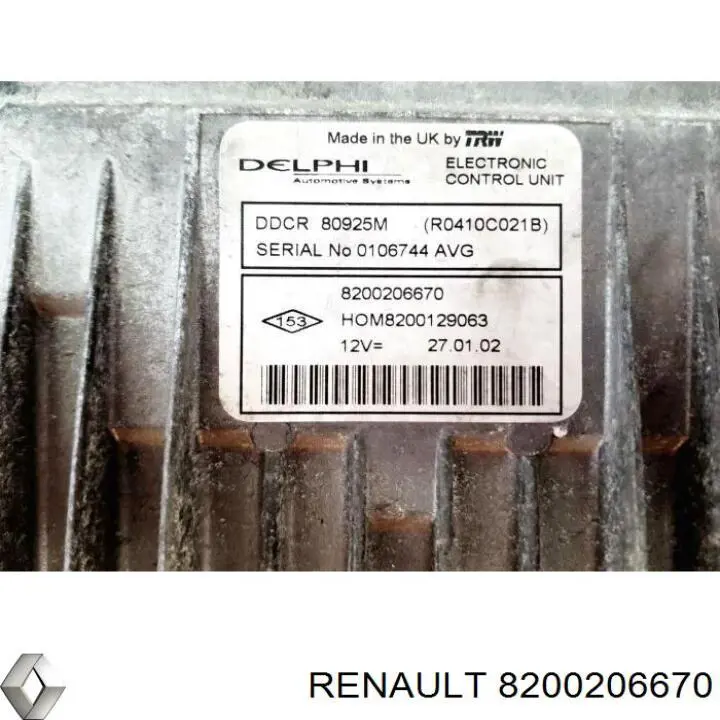  8200206670 Renault (RVI)