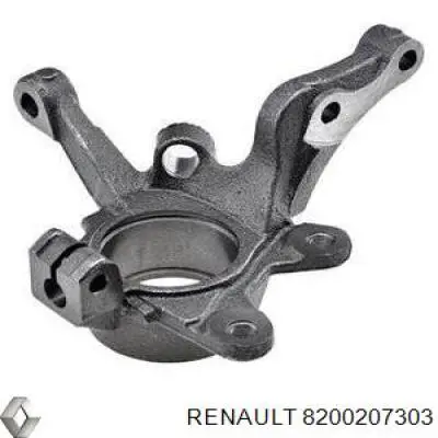 8200207303 Renault (RVI) Pino moente (extremidade do eixo) dianteiro esquerdo