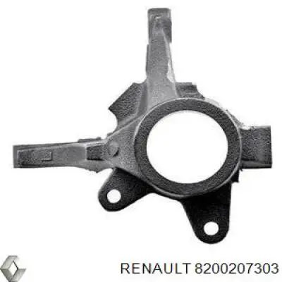 Pino moente (extremidade do eixo) dianteiro esquerdo Renault (RVI) 8200207303 preço, a partir de 68,13 USD