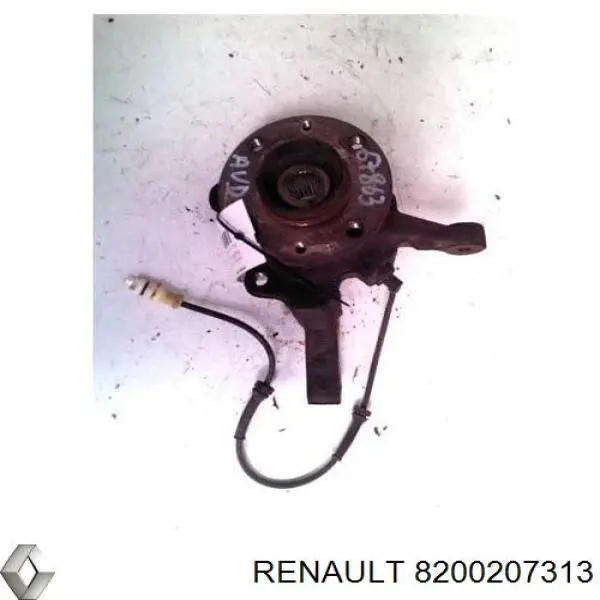 8200207313 Renault (RVI) Pino moente (extremidade do eixo) dianteiro direito