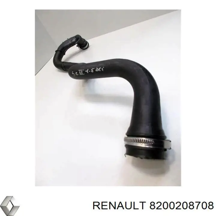 8200208708 Renault (RVI) Mangueira (cano derivado) de intercooler