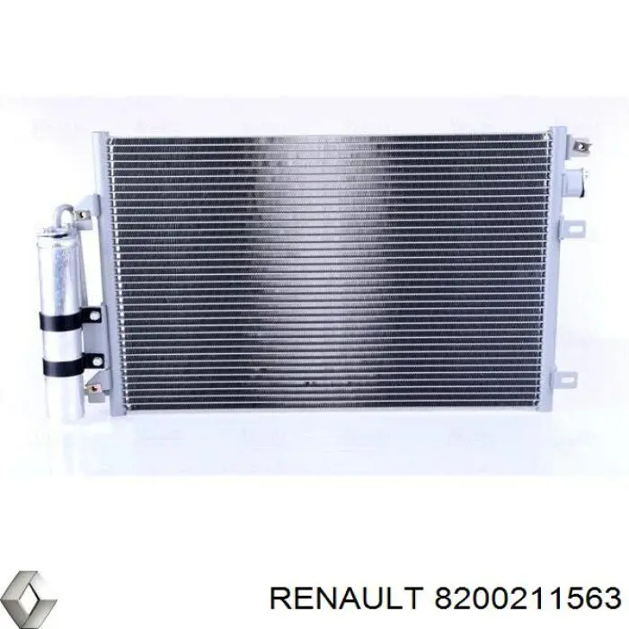 Radiador de esfriamento de motor 8200211563 Renault (RVI)