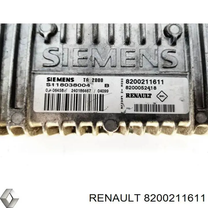 Módulo de direção (Centralina eletrônica) da Caixa Automática de Mudança eletrônica 8200211611 Renault (RVI)