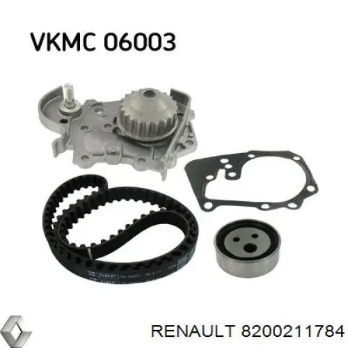 Rolo de reguladora de tensão da correia do mecanismo de distribuição de gás Renault (RVI) 8200211784 preço, a partir de 10,85 USD