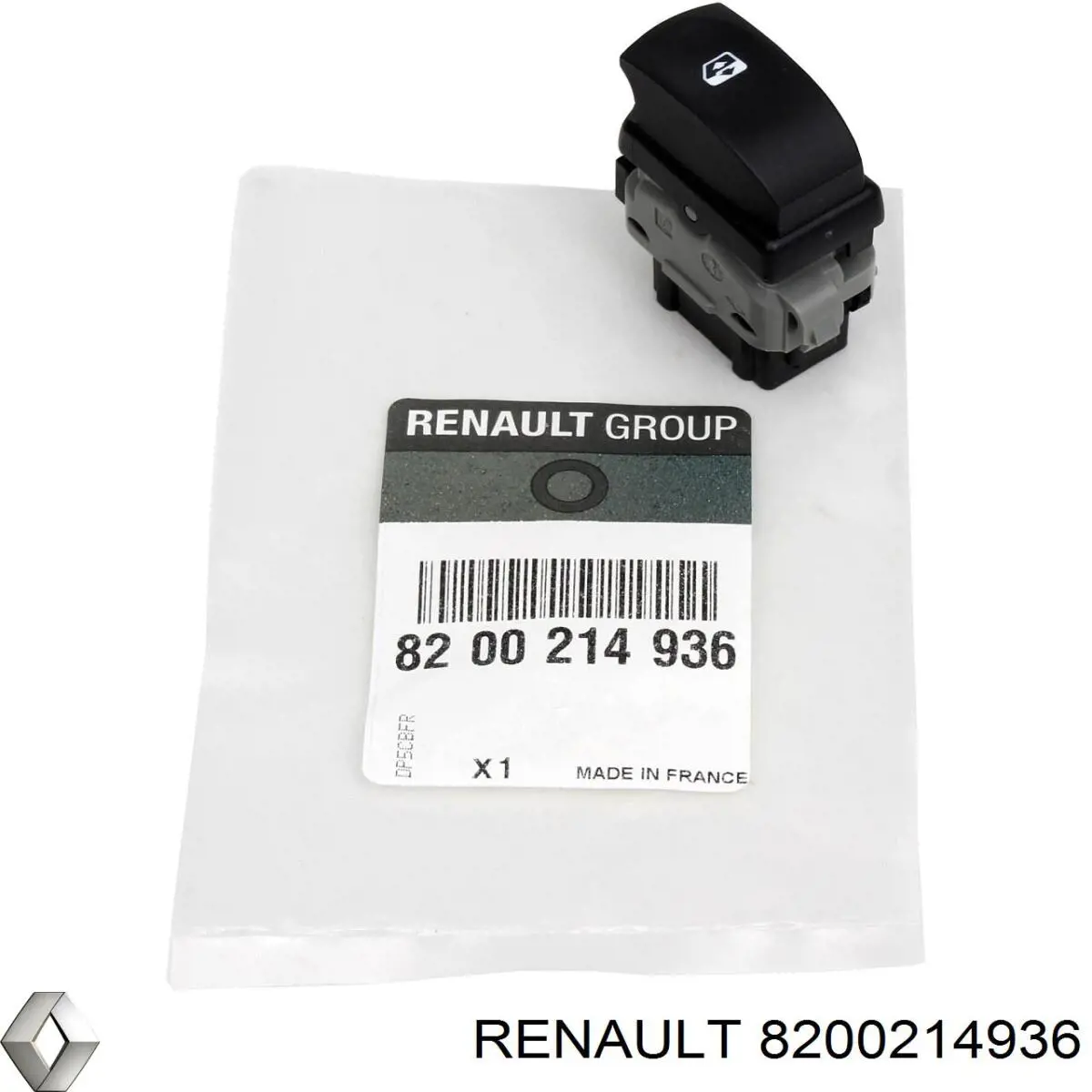 Botão traseiro de ativação de motor de acionamento de vidro Renault (RVI) 8200214936 preço, a partir de 18,09 USD