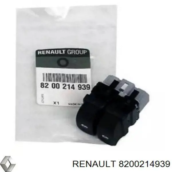 Botão dianteiro esquerdo de ativação de motor de acionamento de vidro Renault (RVI) 8200214939 preço, a partir de 41,50 USD