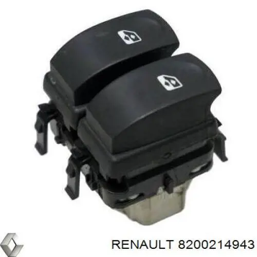 8200214943 Renault (RVI) Unidade de botões dianteira esquerda de controlo de elevador de vidro