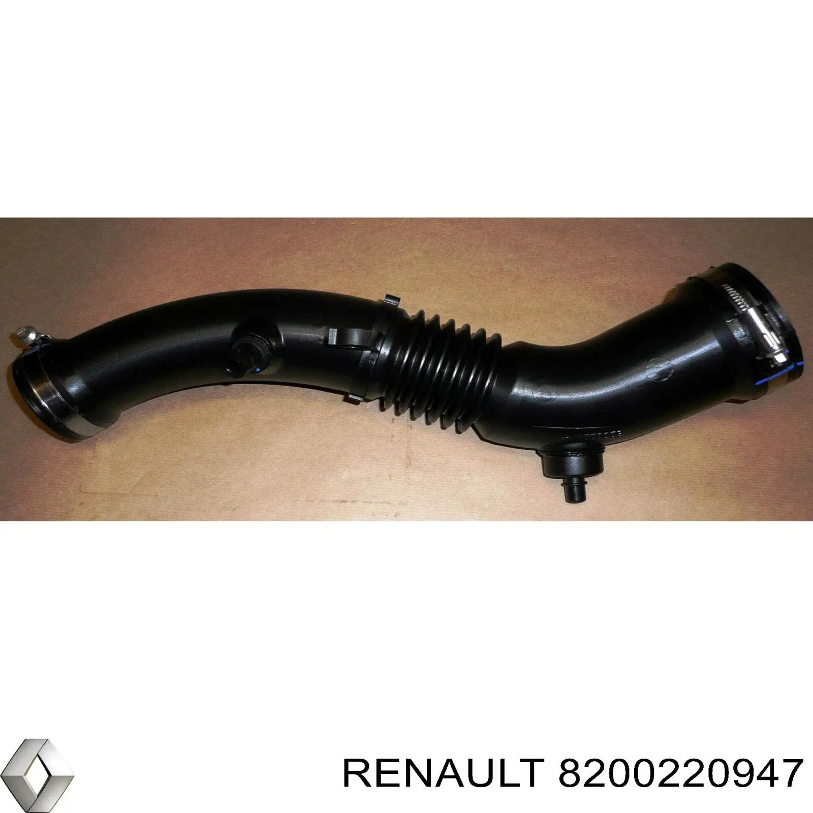 8200220947 Renault (RVI) Cano derivado de ar do medidor de consumo do ar