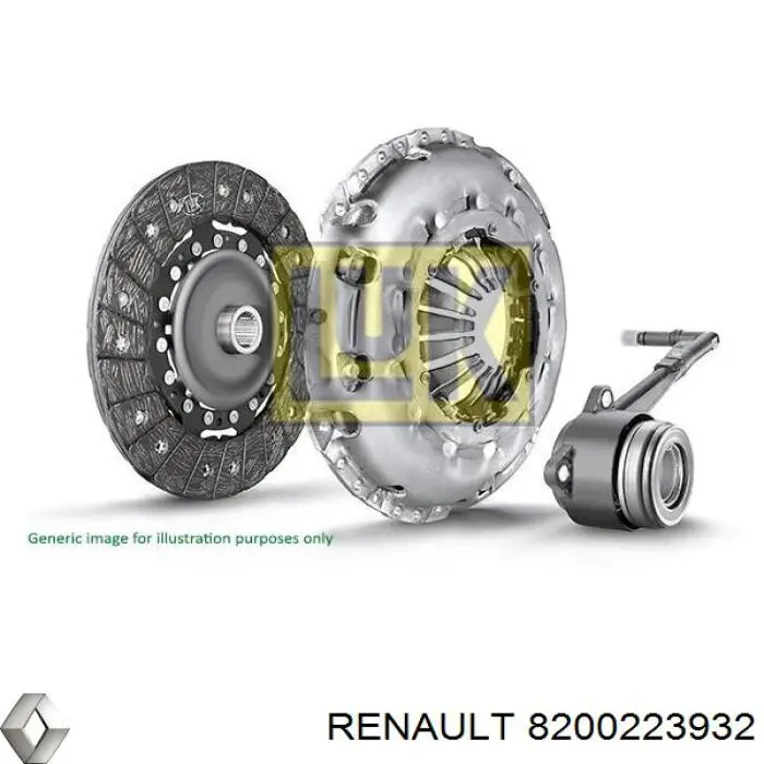 Disco de embraiagem Renault (RVI) 8200223932 preço, a partir de 312,86 USD