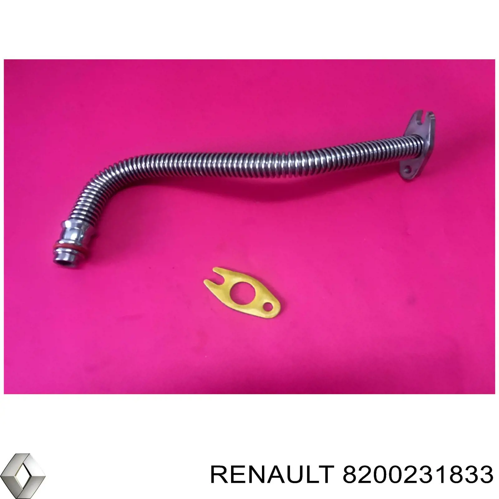 8200231833 Renault (RVI) Tubo (mangueira) de derivação de óleo de turbina