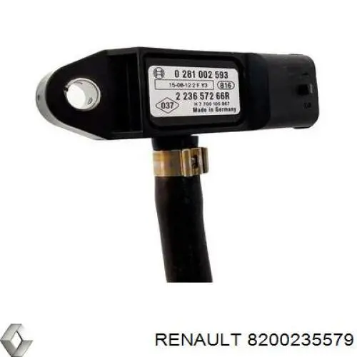 Compre 8200235579 Renault (RVI) Mangueira (cano derivado) de intercooler
