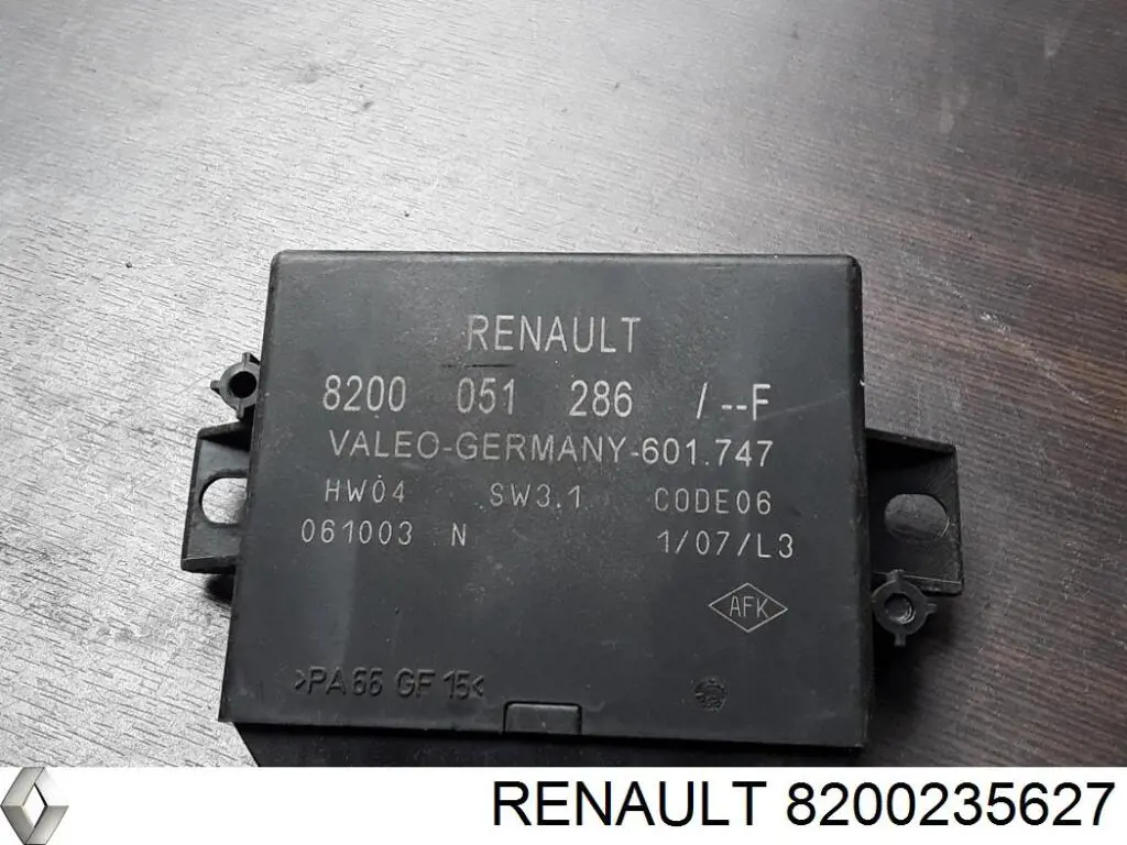 Módulo de direção (Centralina eletrônica) de sensor de estacionamento Renault (RVI) 8200235627 preço, a partir de 97,05 USD