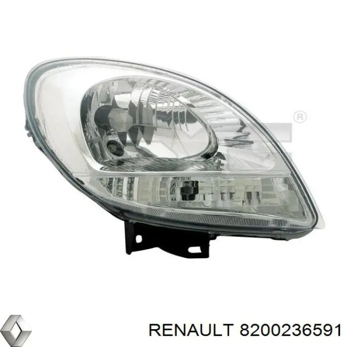 Luz direita Renault (RVI) 8200236591 preço, a partir de 52,78 USD