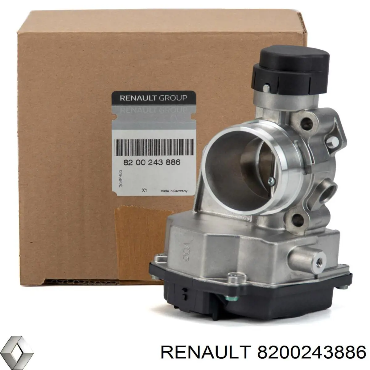 Válvula de borboleta montada Renault (RVI) 8200206754 preço, a partir de 369,04 USD