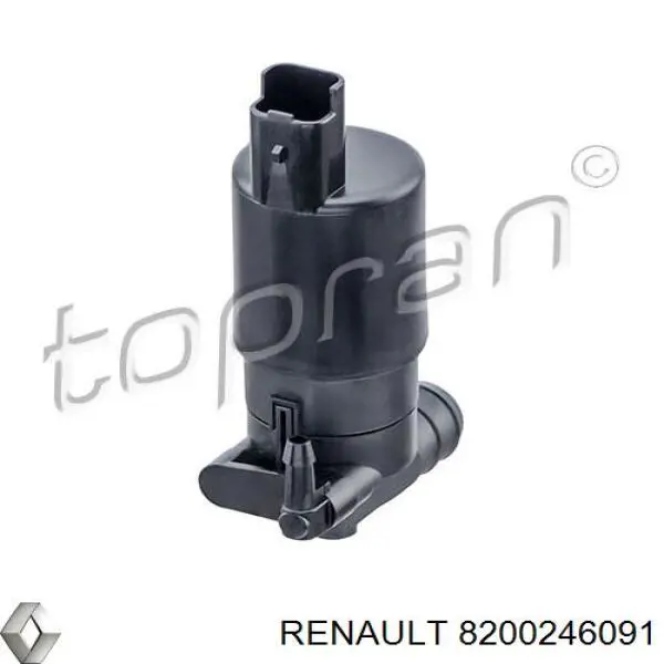 8200246091 Renault (RVI) Bomba de motor de fluido para lavador de vidro dianteiro